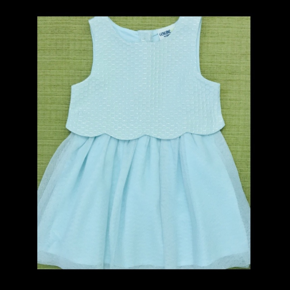NWOT Genuine By Osh’Kosh size 3T Mint/Gold Dress